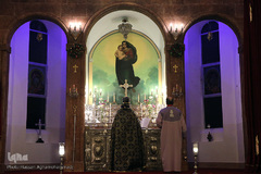 مراسم آغاز سال نو میلادی در کلیسای مریم مقدس تهران