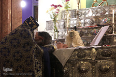 مراسم آغاز سال نو میلادی در کلیسای مریم مقدس تهران