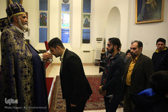 مراسم آغاز سال نو میلادی در کلیسای مریم مقدس تهران