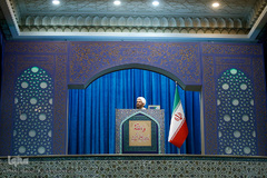 اولین نمازجمعه تهران به امامت حجّت‌الاسلام  والمسلمین محمّدجواد حاج‌علی‌اکبری