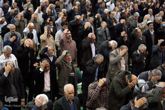 اولین نمازجمعه تهران به امامت حجّت‌الاسلام  والمسلمین محمّدجواد حاج‌علی‌اکبری