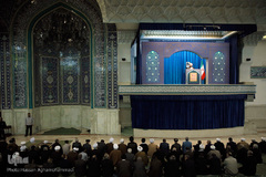 اولین نمازجمعه تهران به امامت حجّت‌الاسلام  والمسلمین محمّدجواد حاج‌علی‌اکبری