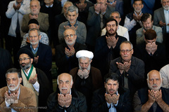 اولین نمازجمعه تهران به امامت حجّت‌الاسلام  والمسلمین محمّدجواد حاج‌علی‌اکبری