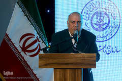 ناصر بابامحمدی، مدیرعامل انتشارات اسوه در یازدهمین گردهمایی اصحاب چاپ و نشر قرآن کریم در شهر مقدس قم