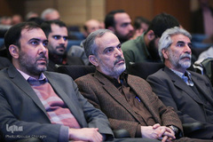 مرتضی غرقی ،خبرنگار تلویزیون در اختتامیه چهارمین جشنواره رسانه‌ای ابوذر