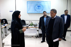 بازدید محسن هاشمی رفسنجانی، رییس شورای اسلامی شهر تهران از سرویس بین الملل ایکنا