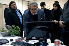 بازدید محسن هاشمی رفسنجانی، رییس شورای اسلامی شهر تهران از سرویس بین الملل ایکنا