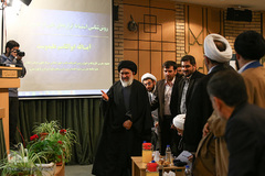 آیت‌الله سیدمصطفی محقق داماد، رئیس گروه علم و عضو پیوسته فرهنگستان علوم ایران در نشست علمی جستاری در روایات طبی در پرتو ملاحظات فقهی-اصولی