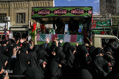 تشییع پیکر مطهر ۵ شهید دفاع مقدس و ۵ شهید مدافع حرم