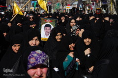 تشییع پیکر مطهر ۵ شهید دفاع مقدس و ۵ شهید مدافع حرم