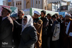 تشییع پیکر مطهر ۵ شهید دفاع مقدس و ۵ شهید مدافع حرم