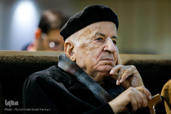 مهدی محقق در مراسم بزرگداشت آیت‌الله محمد واعظ‌زاده خراسانی