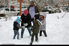 تبریز سپیدپوش شد