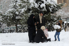 تبریز سپیدپوش شد