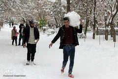 تبریز سپیدپوش شد