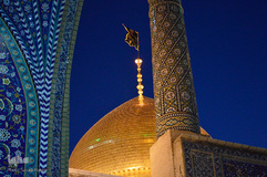 مراسم تشییع دو شهید گمنام در قم