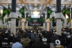 مراسم تشییع دو شهید گمنام در قم