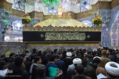 مراسم تشییع دو شهید گمنام در قم