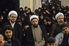 مراسم تشییع دو شهید گمنام در قم