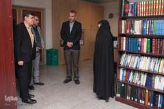بازدید حسین خنیفر، رئیس دانشگاه فرهنگیان از ایکنا