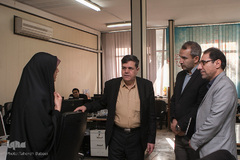 بازدید حسین خنیفر، رئیس دانشگاه فرهنگیان از ایکنا