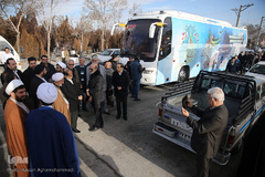 کاروان قرآنی انقلاب در گلزار شهدای آرامستان اراک