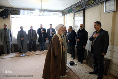 دیدار کاروان قرآنی انقلاب با آیت‌الله دری نجف‌آبادی، نماینده ولی فقیه در استان مرکزی و امام جمعه اراک