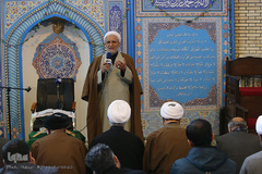 حجت‌الاسلام قربان‌پور، مدیرکل تبلیغات اسلامی استان مرکزی در پالایشگاه نفت امام خمینی(ره) شازند