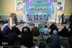 محفل انس با قرآن کاروان قرآنی انقلاب در مسجد امام حسین(ع) اراک