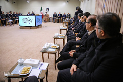 دیدار جمعی از مسئولان و محققان پژوهشکده علوم شناختی با رهبر انقلاب