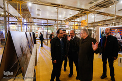 افتتاح نمایشگاه پنجمین جشنواره هنر مقاومت