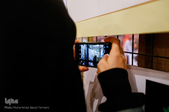 افتتاح نمایشگاه پنجمین جشنواره هنر مقاومت