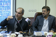 از راست محمد حاتمی، سرپرست سازمان نظام روان‌شناسی و مشاوره و فریبرز درتاج، معاون پژوهشی سازمان نظام روان‌شناسی و مشاوره در نشست هم‌اندیشی چهل سال خدمات روان‌شناسی در انقلاب اسلامینشست هم‌اندیشی چهل سال خدمات روان‌شناسی در انقلاب اسلامی