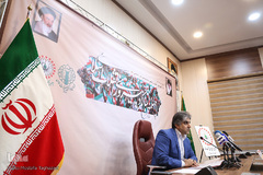 ابراهیم صادق فر، مدیر کارگروه‌ کارگری و کارآفرینی در نشست خبری چهلمین سالگرد پیروزی انقلاب اسلامی