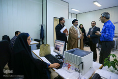 بازدید حجت‌الاسلام والمسلمین سیدمحمد نقیب، رئیس دانشگاه علوم و معارف قرآن کریم از ایکنا