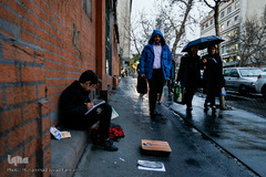 بارش باران در تهران