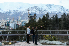 آسمان تهران از فراز تپه‌های عباس آباد