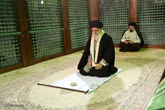 حضور رهبر انقلاب در مرقد امام(ره) و گلزار شهدای بهشت زهرا