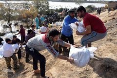 وضعیت مناطق سیل زده در خوزستان