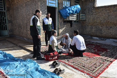 وضعیت مناطق سیل زده در خوزستان
