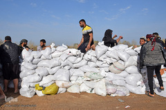 وضعیت مناطق سیل زده در خوزستان