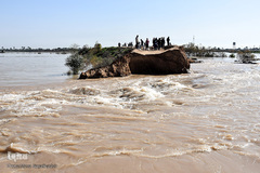 وضعیت مناطق سیل زده در خوزستان