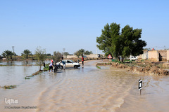 وضعیت مناطق سیل زده در خوزستان