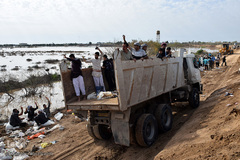 وضعیت مناطق سیل زده در خوزستان