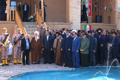 گلباران بیت حضرت امام(ره) در خمین