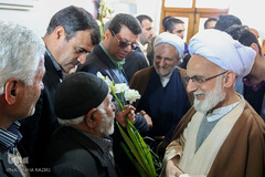 گلباران بیت حضرت امام(ره) در خمین