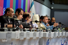 نشست خبری عوامل فیلم «خون خدا» در پنجمین روز سی‌وهفتمین جشنواره فیلم فجر

