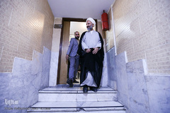 حجت الاسلام نصرالله پژمانفر، رییس کمیسیون فرهنگی مجلس شورای اسلامی در جشنواره قرآنی فجر دارالقرآن خانه کارگر