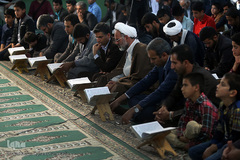 کاروان قرآنی انقلاب در مصلی شهرستان عنبرآباد