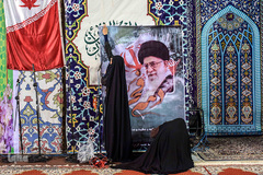 تجمع بانوان انقلابی در مصلی اهواز